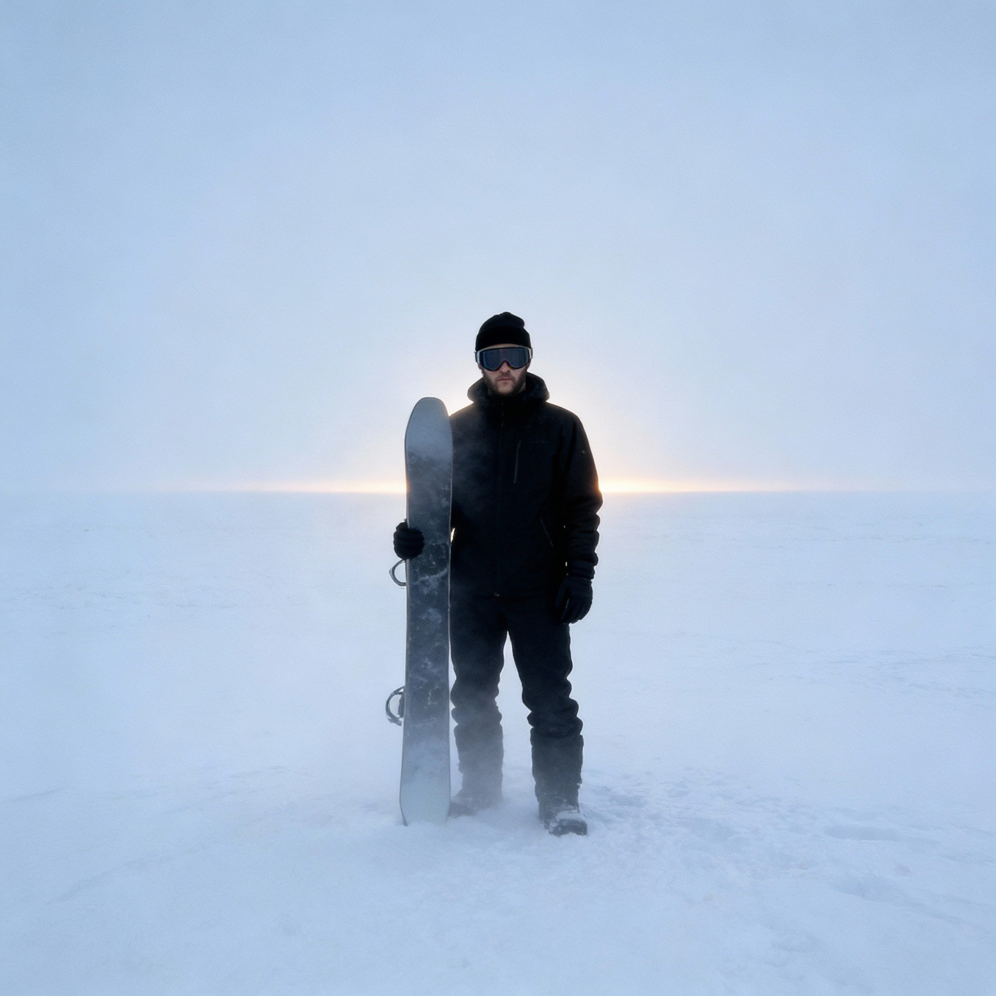 Anatoliy with a snowboard